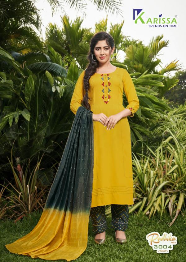 Karissa Radhika 3 Designer Rayon Readymade Salwar